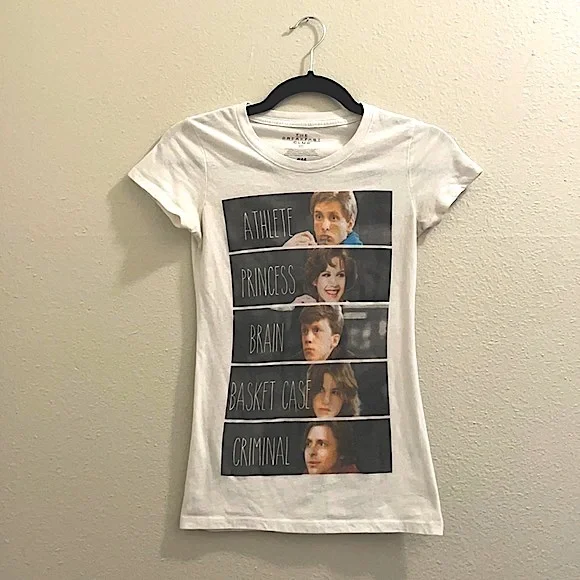 Hot Topic ‘The Breakfast Club’ Fitted T Shirt - Picture 2 of 5